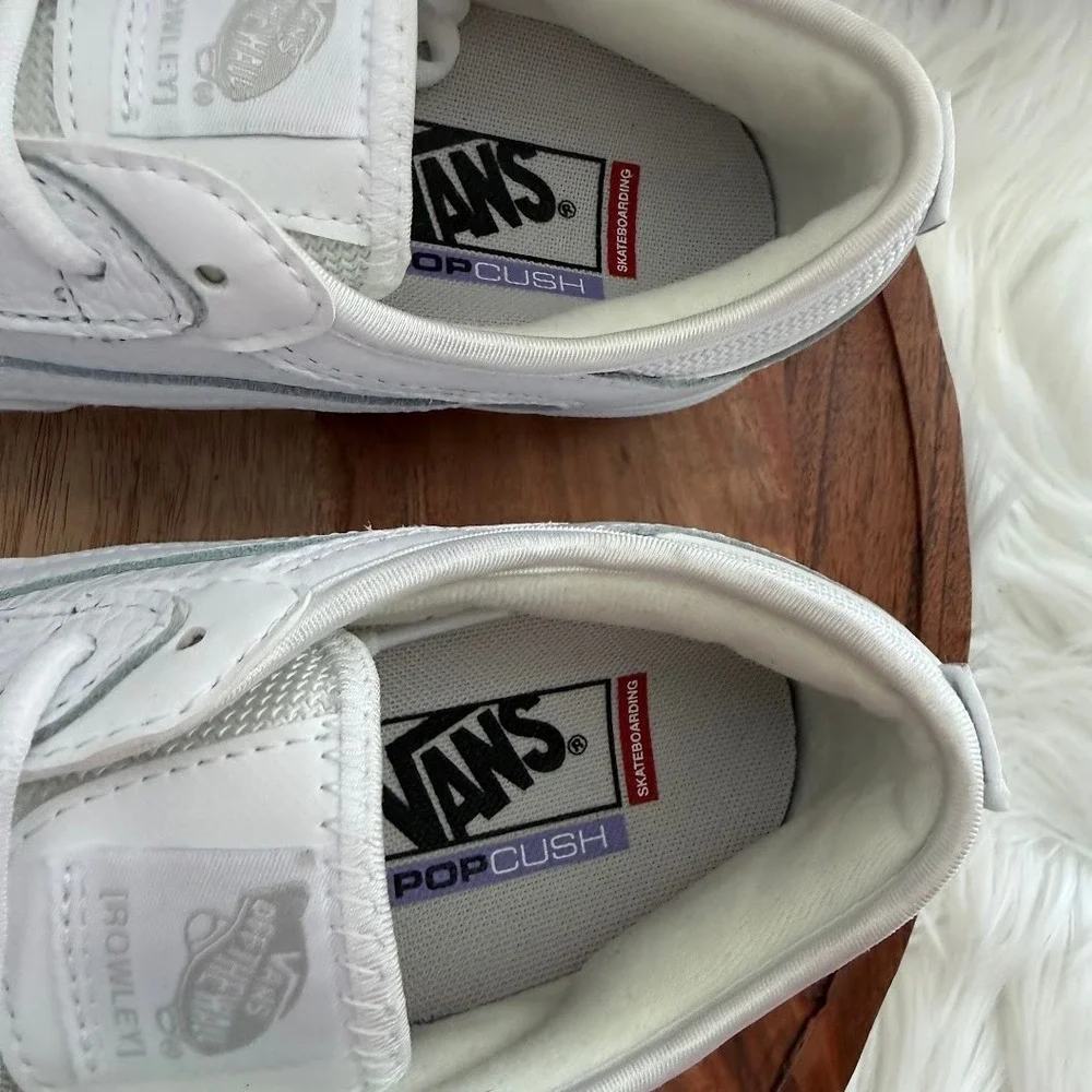 Vans Rowley Pro 66/99 White Leather‎ Men 6.5 Women 8 New Skate Shoes